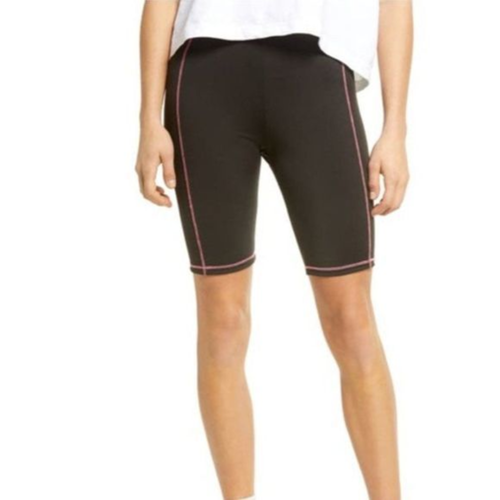 NWT‎ BP Black Pink Neon Bike Shorts (XXS)